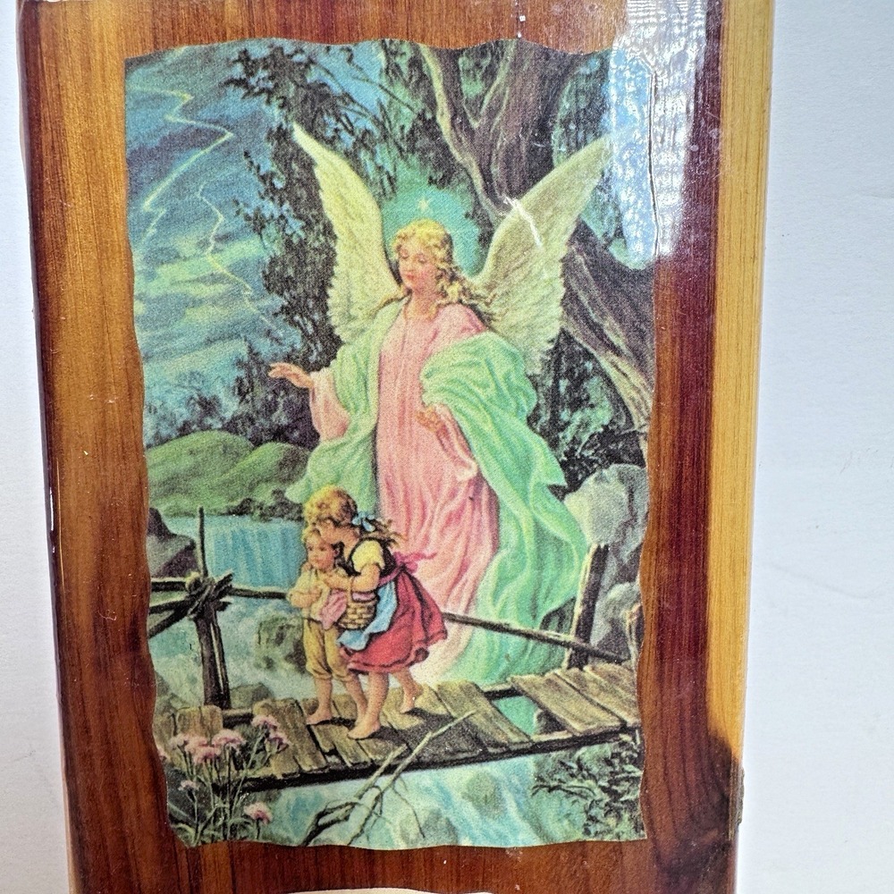 My Friend Angel Poem Wood Wall Plaque Inspirational Friendship Decor Vintage - Picture 2 of 7